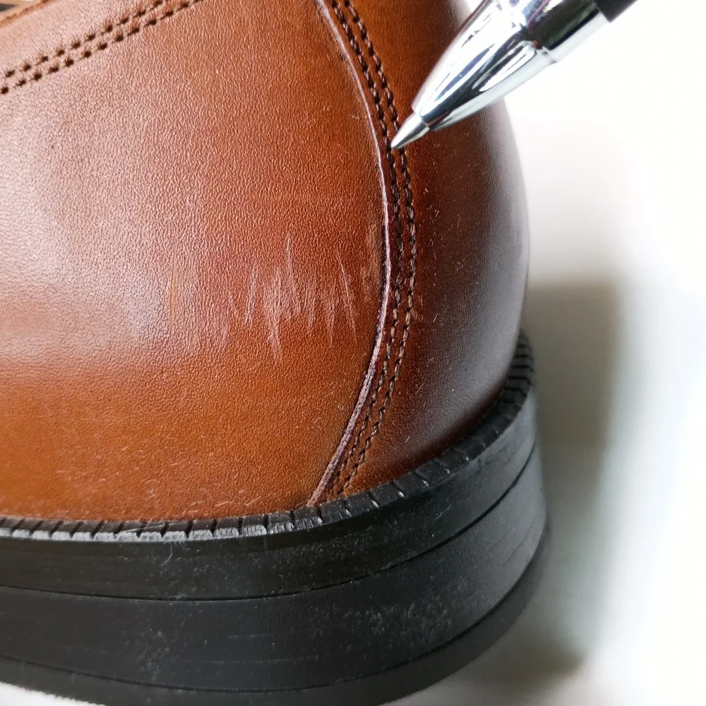 Cole Haan ME Cap Oxford Men Size 12 British Tan Leather C34138